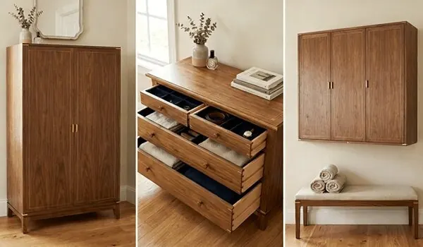 A wooden storage and cabinet project