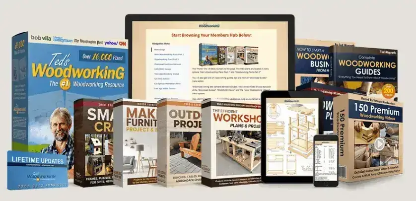Ted's Woodworking digital plan package